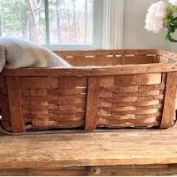 🆕 Target Handcrafted Farmhouse Woven Decorative Storage Basket Bin - Picture 12 of 14